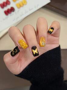 MISS SHAKA 10毫升 冬春美甲 情人节美甲 爆炸金红粉闪粉玻璃珠猫眼凝胶指甲油 新年超闪闪粉 百搭白色 流行色 美甲沙龙 家用DIY美甲用品 - 彩色 - 查看 7