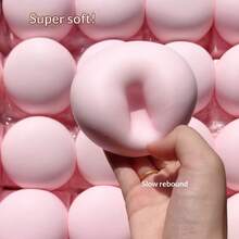 1 món đồ chơi bóp mềm màu hồng dễ thương mới nhất năm 2026, món quà tinh tế, giúp giảm căng thẳng, cảm giác bóp cực kỳ thỏa mãn - Kết cấu siêu mềm, đàn hồi chậm, thiết kế giảm áp lực, đồ trang trí để bàn di động giúp giảm căng thẳng - Quà tặng ngày lễ - Quà tặng sinh nhật - Món quà hoàn hảo - Nhiều màu - Xem 5