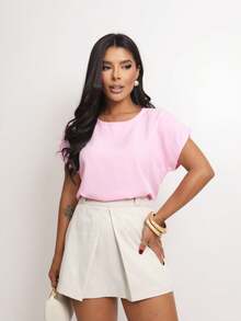 Basic Cropped Top With Perfect Fit, Factory Price - Get Yours Now! - Rosa Pálido - Ver 6