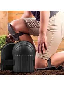 Lightweight Anti-Collision EVA Foam Knee Pads | Thickened Crawling Kneeling Knee Pads, Unisex Non-Slip Waterproof Knee Pads With Adjustable Elastic Straps - A - View 6