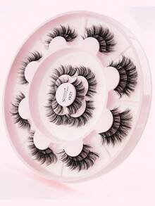 11 Pairs Medium Length False Eyelashes, Dramatic Yet Lightweight Faux Mink Natural Lashes, For Daily Wear To Enhance Eyes - Natural Lashes - View 5