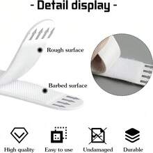 48pcs Heavy Duty Picture Frame Hanging Strips - No Nails, Wall-Friendly, Easy To Disassemble - 48pcs Set, Suitable For Picture Frame Mounting Rods - White - View 6