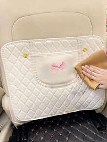 1pc Car Rear Seat Back Protector, Universal Kick Mat, Anti-Dirty Anti-Scratch Seat Back Protective Cover - A - View 11