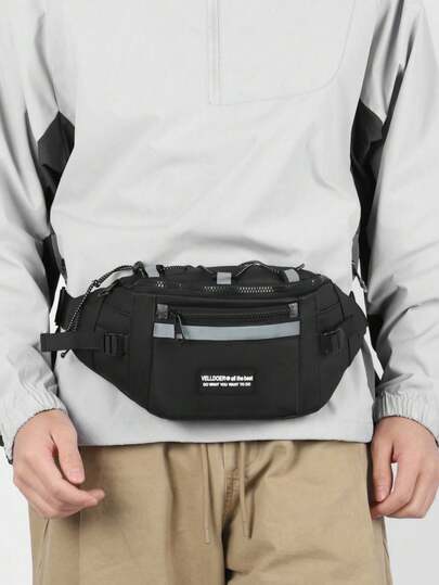 2026 Men's New Crossbody Bag, Practical Waist Bag, Japanese-Style Casual Versatile Student Cycling Shoulder Chest Bag, Women's Backpack, Sports Bag, Commuter Bag, Outdoor Hiking Bag, Unisex Small Bag, Gift For Boyfriend, Gift For Father, Birthday Gift, Romantic Gift, Father's Day Gift