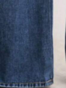 Pantalones Palazzo de Mezclilla de Cintura Alta para Mujer: Vaqueros Anchos para Estilos Casuales y Elegantes Bolsillos delanteros de botones femeninos ocio relajado retro lavado pantalones de piernas anchas para cubrir la carne delgada pantalones de campana nuevos y de moda,pantalon de mezclilla dama,san valentín ropa,pantalones de mujer,Azul oscuro retro - Azul - Ver 6