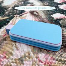 Multi-Color Curved Diamond Painting Tray - Interwoven Curved Enclosed Design, Mixed Color Handmade Craft Tray With Ergonomic Handle, Suitable For Diamond Art Kits. Vibrant Tray Colors, Stable Production Tool - Multicolor - View 14