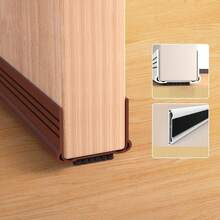 1 pieza Tira de sellado de puerta flexible de 93cm de largo, a prueba de colisiones, a prueba de sonido y a prueba de viento - A - Ver 13