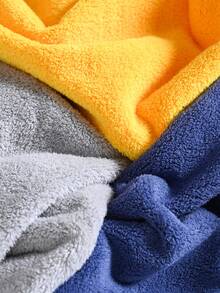 Infant & Toddler Cartoon Cute Absorbent Soft Coral Fleece Bath Towel/Washcloth - Pink - View 9