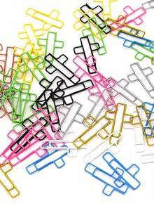 5/10/50pcs Cross Paperclips, Bible Paperclips, Diary Paperclips, Christian Bible Study Supplies, Christian Diary Supplies, Bible Diary Supplies, Bible Clips Back To School Supplies - A - View 5