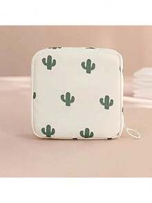 1个创意极简卫生巾收纳袋，多功能旅行化妆包，化妆袋，理想礼物 - 彩色 - 查看 9