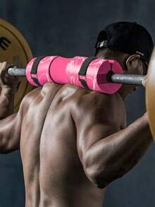 1pc Barbell Shoulder Pad With Thick Foam Cushion, Fitness Squat Neck & Glute Bridge Protector - Multicolor - View 3