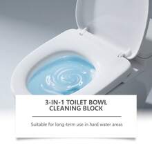3-In-1 Toilet Cleaner Rim Block - New Arrival Triple Action Bowl Freshener - Powerful Deodorizing & Descaling Agent - Long-Lasting Scented Cleaning Tool - Automatic Maintenance - Solid State - View 4