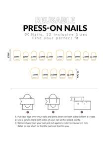 30pcs Press On Nails Short French Nails Y2k White Nails Square Glitter Pattern Simple Reusable Press On Acrylic Nails Fake Nails Supplies Free Of 24 Pieces Of Jelly Tabs And A Mini File - White - View 5