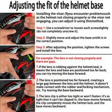 适用于K1、K1S、K3SV、K5、K5S的摩托车头盔遮阳镜，防眩光帽镜片配件 - 均碼 - 查看 6