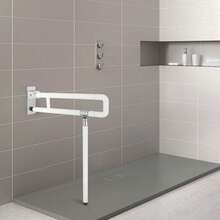 Folding Handicap Grab Bars Rails Toilet Handrails Bathroom Support Safety Rail - Default - View 1