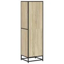 vidaXL Bücherregal Sonoma-Eiche 40x35x139 cm Holzwerkstoff - Braun - Übersicht 6