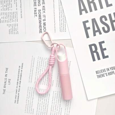 Botella de spray de fragancia recargable mini - Atomizador de fragancia portátil a prueba de fugas con cordón trenzado y mosquetón, hecho de material de plástico libre de PVC, adecuado para bolso/viaje, vaporizador de fragancia reutilizable