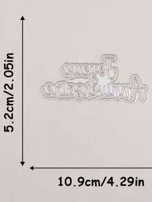 1pc Creative Label Cutting Die - Ideal For Paper Crafts, Card Making, Scrapbooking And DIY, This Cutting Die Is Made Of Metal! - Multicolor - View 13