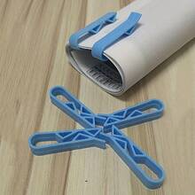 4/8件套钻石画工具画布夹 DIY十字绣钻石刺绣全钻画布夹专用卷布刺绣夹。适用于办公室和日常使用。美观实用，方便快捷。 - 彩色 - 查看 2