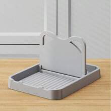 1pc Creative Cat Ear Shaped Pot Lid Holder, Multifunctional Vertical Foldable Wall-Mounted Spoon Storage Rack, Easy To Clean, Kitchen Organizer Rack, Foldable Cat Ear Design Suitable For Kitchen Countertop - Multicolor - View 7