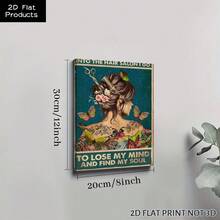 1PC Into The Hair Salon I Go To Lose My Mind And Find Your Soul Poster Beautiful Girl With Butterflies  Wall Art Poster, For Living Room Decoration Home Decor, Frame Canvas Print, Modern Canvas Posters For Room, Room Decoration Stuff, Home Decor ,Room Decor Aesthetic, Western Decor, Bedroom Office Decor 2D Flat - 繪圖*標語*字母 - 查看 16