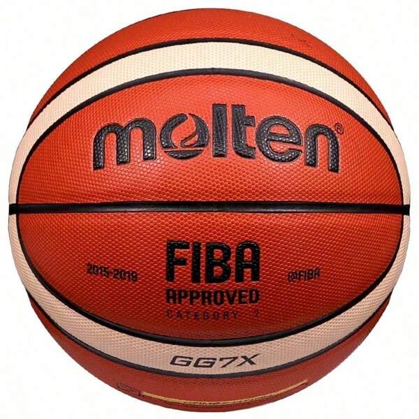Molten Balón de Baloncesto GG7X Tamaño Oficial, PU Antideslizante, Uso Interior y Exterior, para Entrenamiento y Partidos