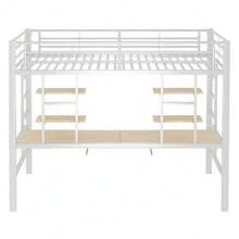 Kids Bed Frames, Headboards & Footboards - White + Metal + 90cm*200cm-1 - View 9