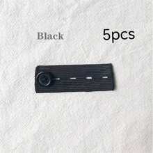 2pcs Waistband Extender Buckle, Elastic Adjustable Pants Extension, Maternity Pants Stretch Button - A - View 7