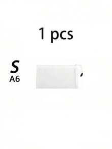 1/6/12件套网眼收纳袋整理套装，大容量手工小物件袋，透明网眼拉链文件袋，笔袋，收据收纳袋，化妆包，波西米亚风 - 彩色 - 查看 11