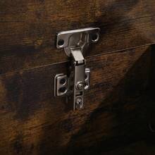 Banco Organizador de Zapatos Rústico 84cm - Cajón Abatible con Estante Inferior, Mueble de Entrada para Sala o Pasillo | Estilo Granja Moderno y Resistente - Marrón - Ver 7