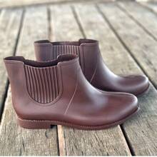 Women's Waterproof Rain Boots, New Release 2026, PVC, Sports, No Outdoor Boots - Rust Brown - View 7