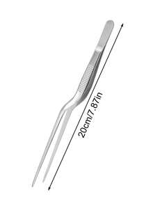 1pc Stainless Steel Kitchen Tweezers, Barbecue Tweezers,Cooking Tweezers,Food Tweezers,Fish Tank Water Grass Clamp, Multifunctional Buffet Clamp, Anti Slip Barbecue Tongs, Salad Clamp, Dessert Clamp, Fruit Clamp, Pet Feeding Clamp, Suitable For Cooking, Plate Arrangement, Barbecue, Salad, Pastry, Pet Feeding, Kitchen Small Tools, Suitable For Bars, Cafes, Restaurants, Home Kitchens, Parties, Birthdays, Suitable As Gifts For Friends, Family, Parents, Neighbors, Baking Enthusiasts - Bạc - Xem 13