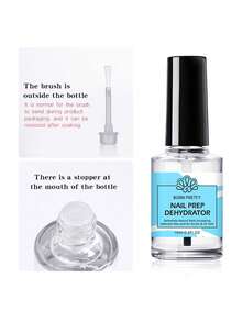 BORN PRETTY 15ml Transparent Nail Dehydrator, Gel Nail Polish No Need UV LED Lamp Base Coat Top Coat, Nail Art Varnish Suitable For Home And Salon Use - 1 Set - View 3