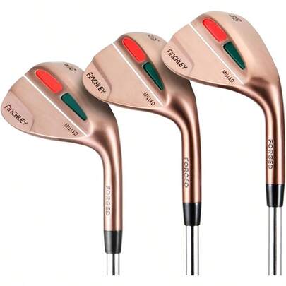 FINCHLEY Forged Wedges Set Of 3 U2013 52, 56, 60 Degrees, Milled Face Maximum Spin, Right Hand