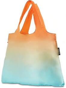Euuztu Foldable ShopperS Tote - Blue/Orange Ombre - View 5