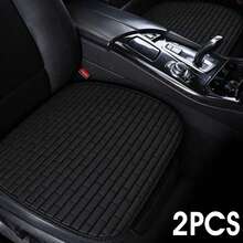 Cojín para asiento de coche, Funda para asiento de coche, Juego completo de cojín de asiento de lino, Transpirable, Cómodo y Antideslizante, Adecuado para todas las estaciones - cojín del asiento - Ver 13