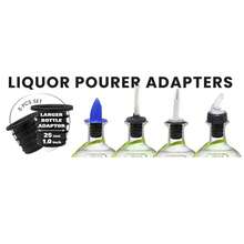 Adaptadores de vertedor de licor, para Botellas grandes de aceite de oliva y vino, tapón de botella de vino tinto de hasta 1 pulgada/25mm, 1/4/6 SED1 - 1 pieza - Ver 7
