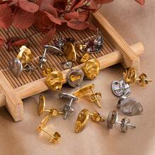 10个不锈钢水滴形耳环底座，带挂孔，适合DIY吊坠耳环制作 - 不銹鋼耳環 - 查看 8