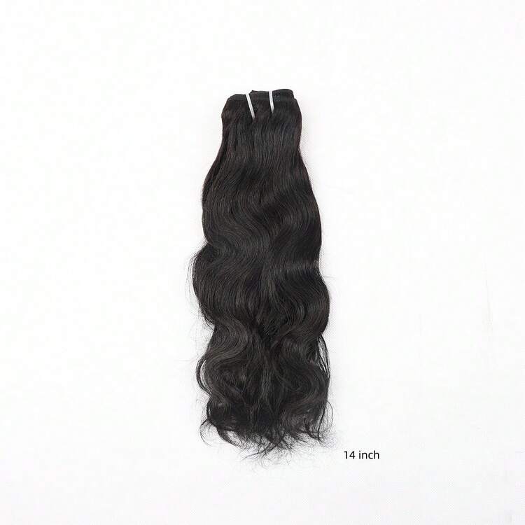 Natural Wave Bundles Human Hair Weave Bundle 1pc/3PCS Remy Hair Bundles Natural Hair Extensions Human Hair Natural Color - Black - View 13