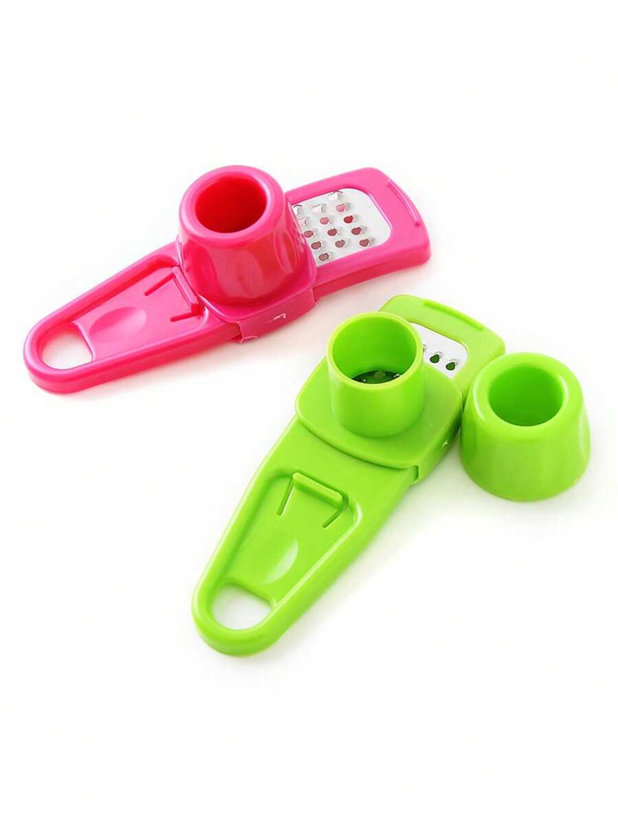 Multi-Functional Garlic Grinder, Creative Garlic Mincer, Garlic Press, Garlic Peeler, Kitchen Tool - Multicolor - View 1