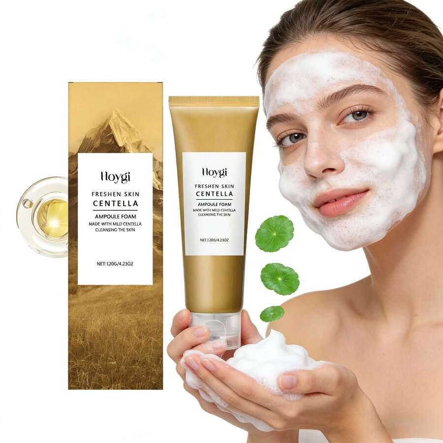 积雪草保湿洁面乳，温和清洁肌肤，细致毛孔，清爽保湿 - 深層清潔 - 查看 1