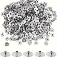 Bộ 100/200/500/1000 chiếc giá đỡ bấc nến bằng kim loại 12,5mm (0,5 inch), lựa chọn tốt nhất cho những người đam mê tự làm nến. - Xám - Xem 7