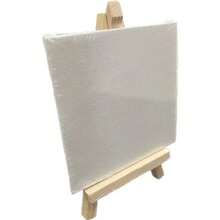 迷你画布绘画套装（7英寸 x 5英寸）包含画布、迷你画架、画笔、调色盘及其他美术用品，适合成人随时随地创作艺术作品。 - 套裝 - 查看 8