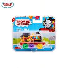 Mattel 1 pieza Juego de tren de juguete de metal Thomas & Friends - Locomotora de empuje Gordon, Edward, Emily con vagones, Percy, Toby, Harold Serie de metal de tren de juguete de empuje, adecuado para niños de 3+ años, regalo para el Día del Niño, cumpleaños, Navidad - Multicolor - Ver 28