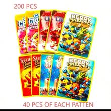 200pcs Gift Bags Reusable Holographic 3.5g Mylar Bags - Waterproof, Vibrant Colorful Designs For Gift Packaging, Candy Storage & Holiday Decor (Peach, Pink, Green, Blue, Purple, Brown), Gift Packaging Bags, Playful Design, Durable Construction - 50PCS - 查看 8