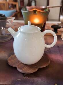 木质杯垫 茶杯咖啡杯垫 耐热圆形碗茶壶垫 保温餐具杯架 - 彩色 - 查看 3