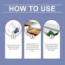 Gentle Steel Rust Remover, Formula Easily Cleans Machine Parts, Kitchen Items Surface Rust, Restores Shine Like New - Liquid - View 4