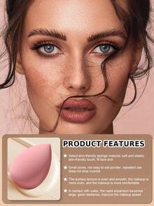 10PCS Makeup Tools Set Including:10PCS Makeup Sponges,Giveaways,Travel,Cheap Stuff,Travel Essential - Multicolor - View 6