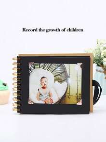 Album ảnh tự làm 30 trang, sổ lưu niệm hình chữ nhật dành cho đám cưới, ngày lễ, tiệc tùng, sử dụng gia đình. - Kiểu hình chữ nhật - Xem 8