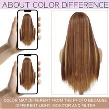 180% Plus Density Lace Front Wigs 28 30 32 Inch 13X4 HD Bone Straight HD Lace Wigs Natural Swiss Pre Plucked Transparent Lace 4/27 Honey Blonde Color Human Blended Hair Wigs With Baby Hair High Temperature Resistant Fiber Wig For Women - S4/27 - 查看 9